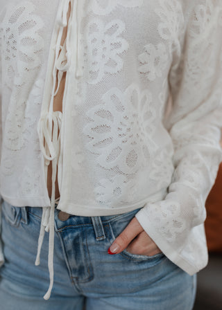 Bella Tie-Front cardigan