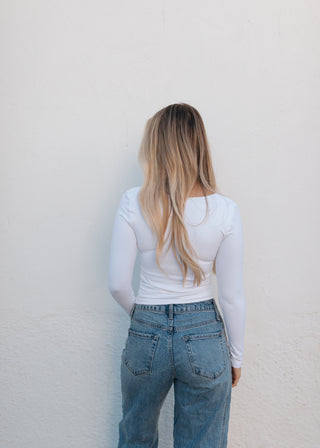 Seamless Long Sleeve - White