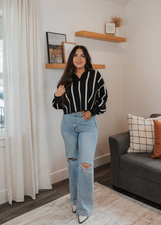 Elle Stripe Top