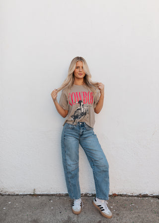 Cowboy Cropped Graphic Tee