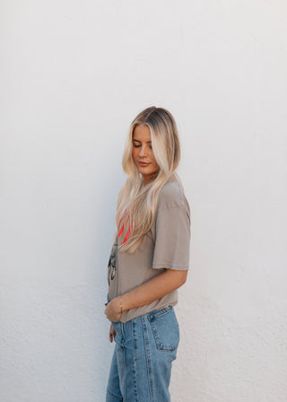 Cowboy Cropped Graphic Tee