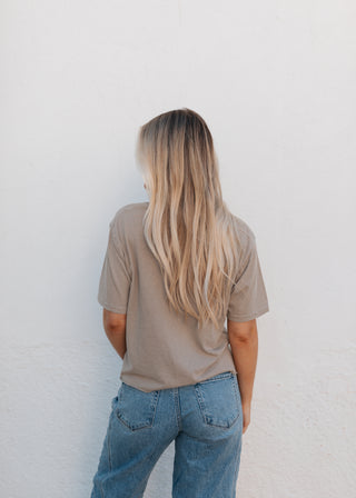 Cowboy Cropped Graphic Tee