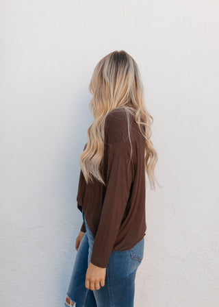 Riley Long Sleeve - Chocolate