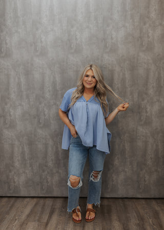 Megan Top - Periwinkle