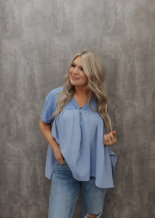 Megan Top - Periwinkle