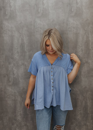 Megan Top - Periwinkle