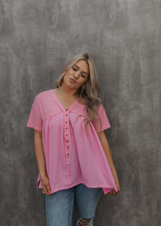 Megan Top - Pink