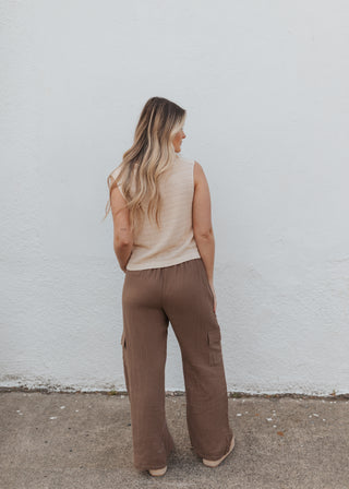 Wrenly Pants - Mocha (Rooted)