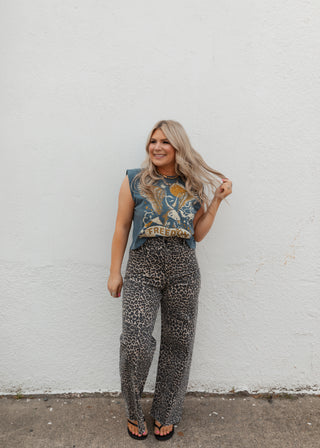 Can't Be Tamed Leopard Pants