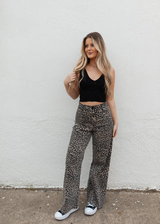 Can't Be Tamed Leopard Pants