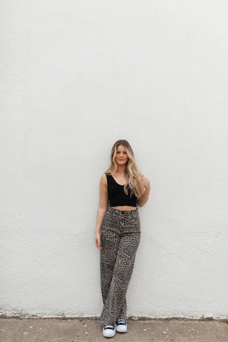 Can't Be Tamed Leopard Pants