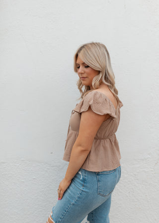 Cooper Top - Light Mocha