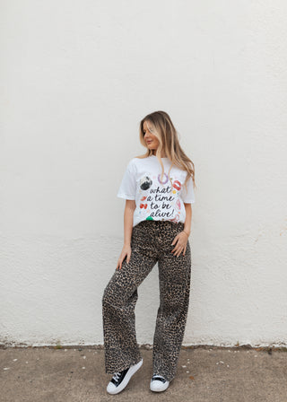 Can't Be Tamed Leopard Pants