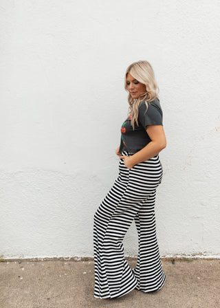 Karma Pants- Black/White