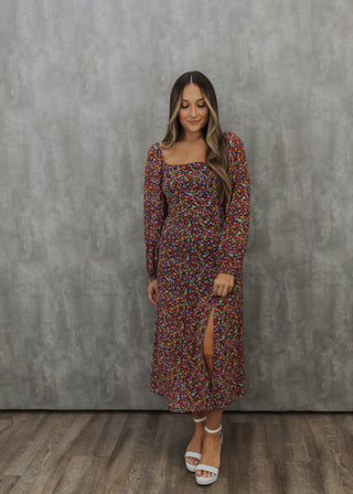 Fallen Floral Dress