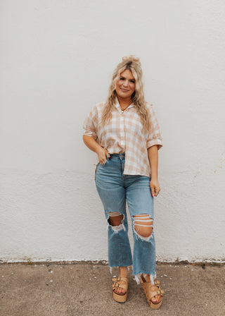 Georgia Top - Taupe