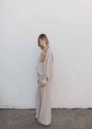 Colby Long Sleeve Set - Sand Beige
