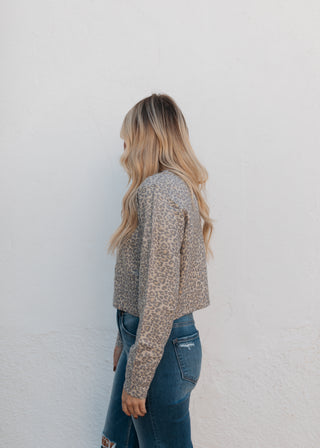 Leopard Print Cardigan