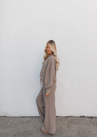 Colby Long Sleeve Set - Ash Mocha