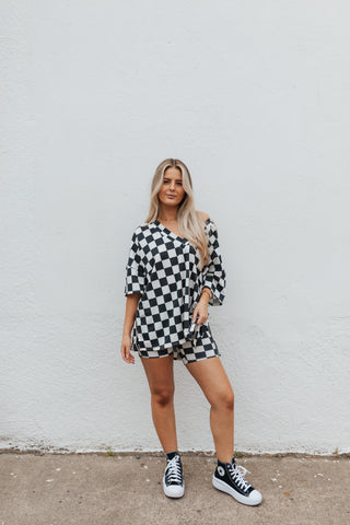 Trixy Checkered Set