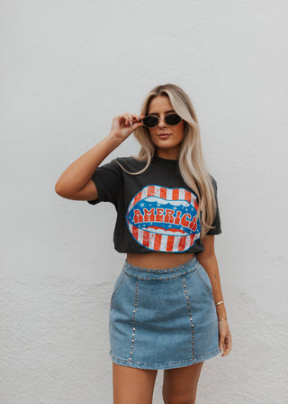 American Kiss Graphic Tee