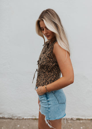 All Jacked Up Leopard Vest