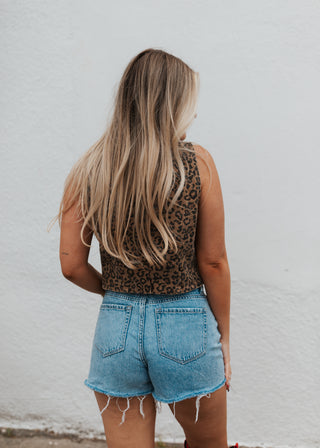 All Jacked Up Leopard Vest