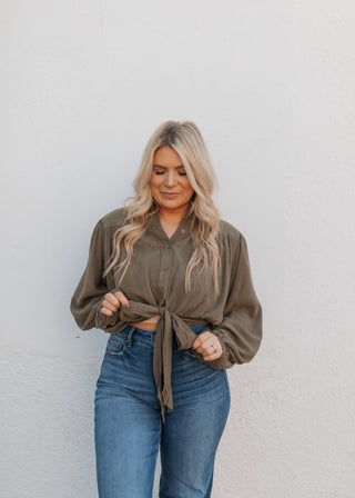 Beverly Top - Olive