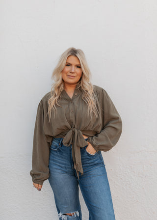 Beverly Top - Olive
