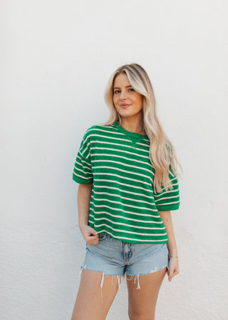 Sawyer Stripe Top - Green