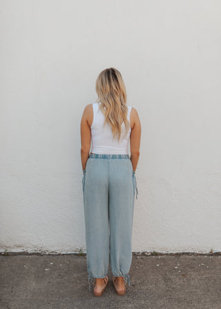 Lynn Denim Joggers