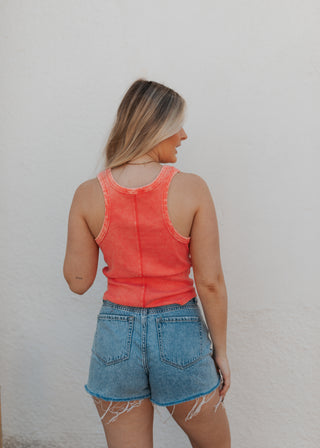 Mimi Tank - Coral
