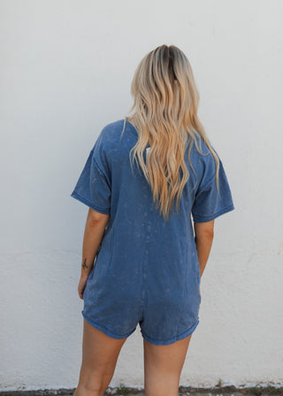 Parker Romper - Blue