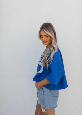 Studded Bow Top