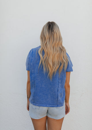 Star Lace Patch Top