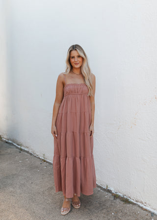 Maesyn Dress - Clay (Rooted)
