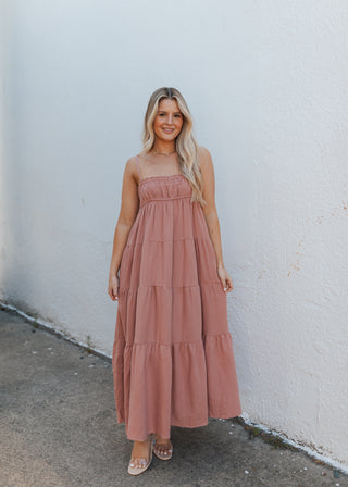 Maesyn Dress - Clay (Rooted)