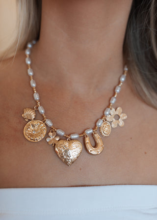 Pearl Charm Necklace