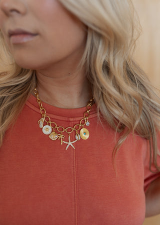 L.Marie Beach Please Charm Necklace
