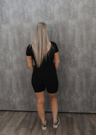 Cyrus Romper - Black