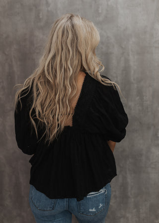 Cora Blouse-Black