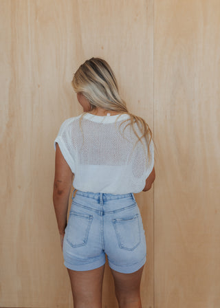 Reagan Top- White