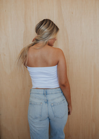Raelyn Tube Top- White
