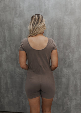 Cyrus Romper - Mocha