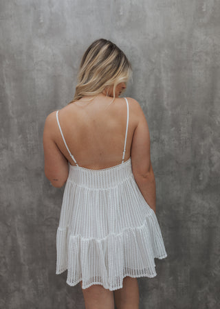 June Dress - White