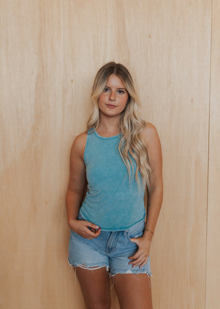 Tori Tank - Dusty Teal