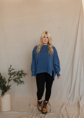 Bethany Sweatshirt - Blue