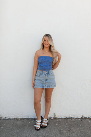 Reef Tube Top - Blue