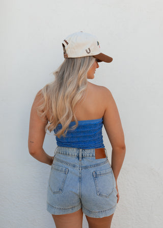 Reef Tube Top - Blue (R)