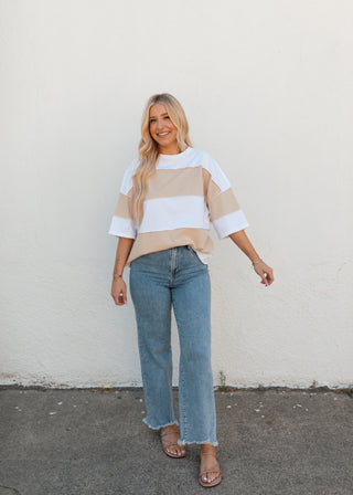 Colleen Color Block Top